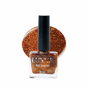 COPPER GLITTER NAIL ENAMEL