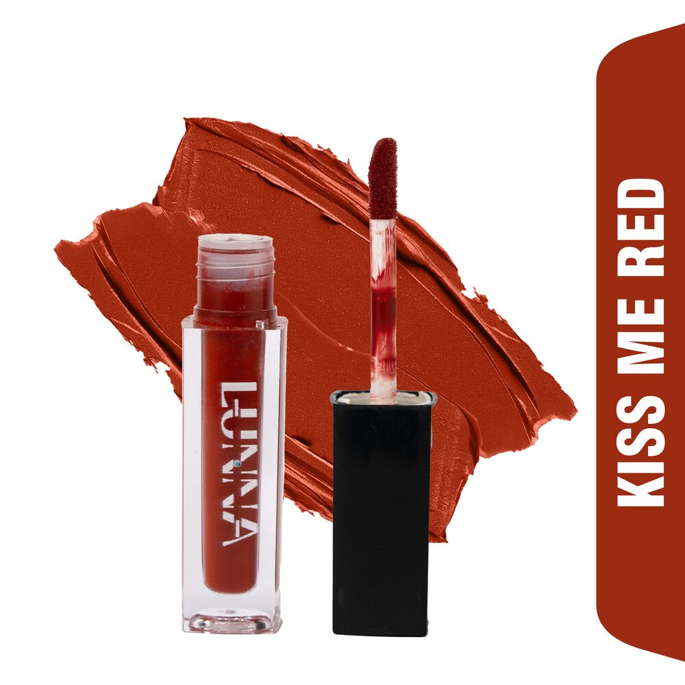 MATTE FINISH LIQUID LIPSTICK KISS ME RED