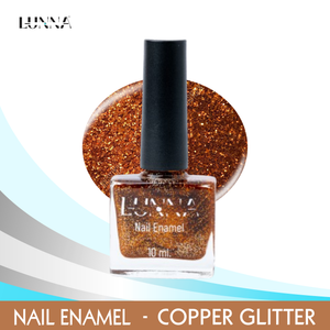 COPPER GLITTER NAIL ENAMEL