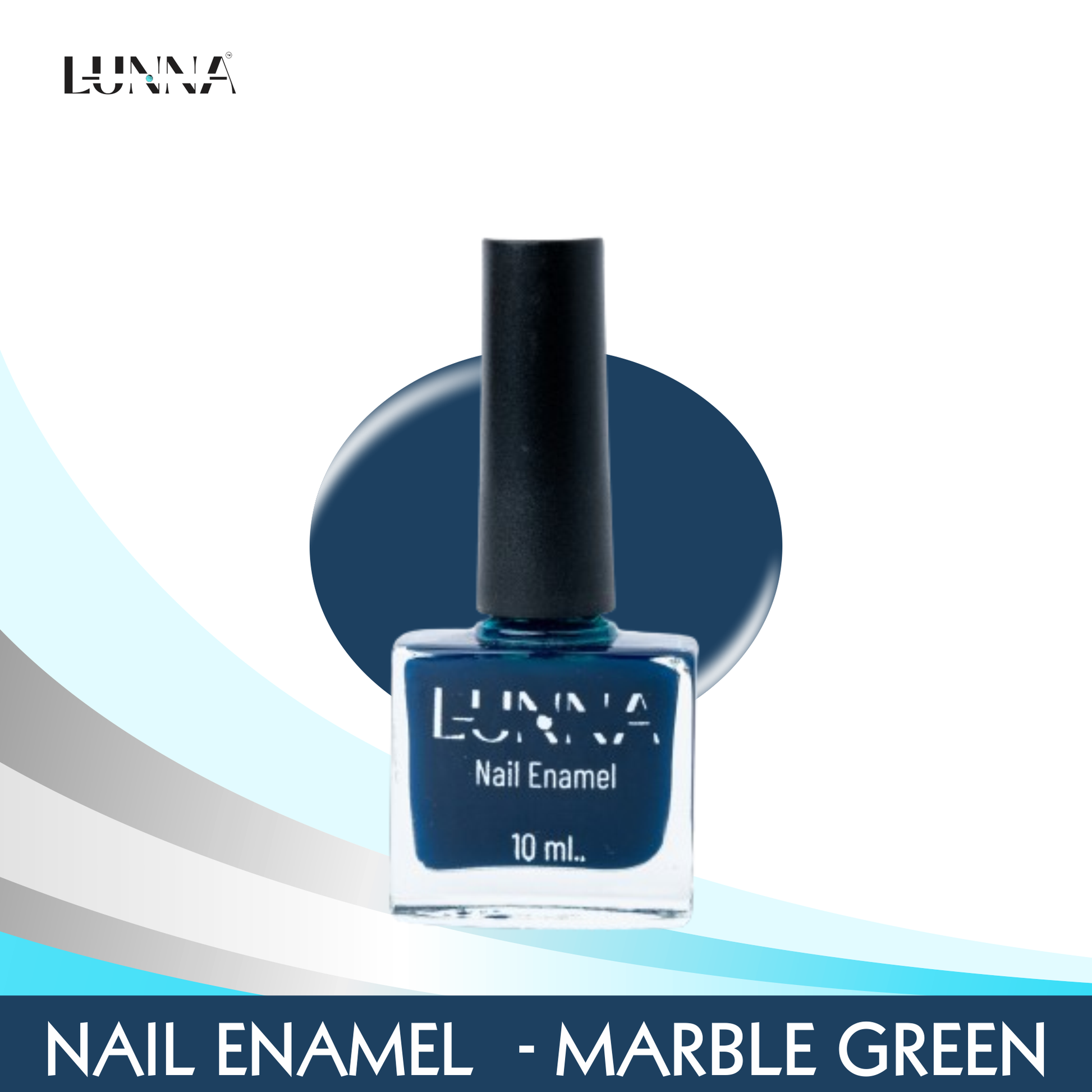 MARBLE GREEN NAIL ENAMEL