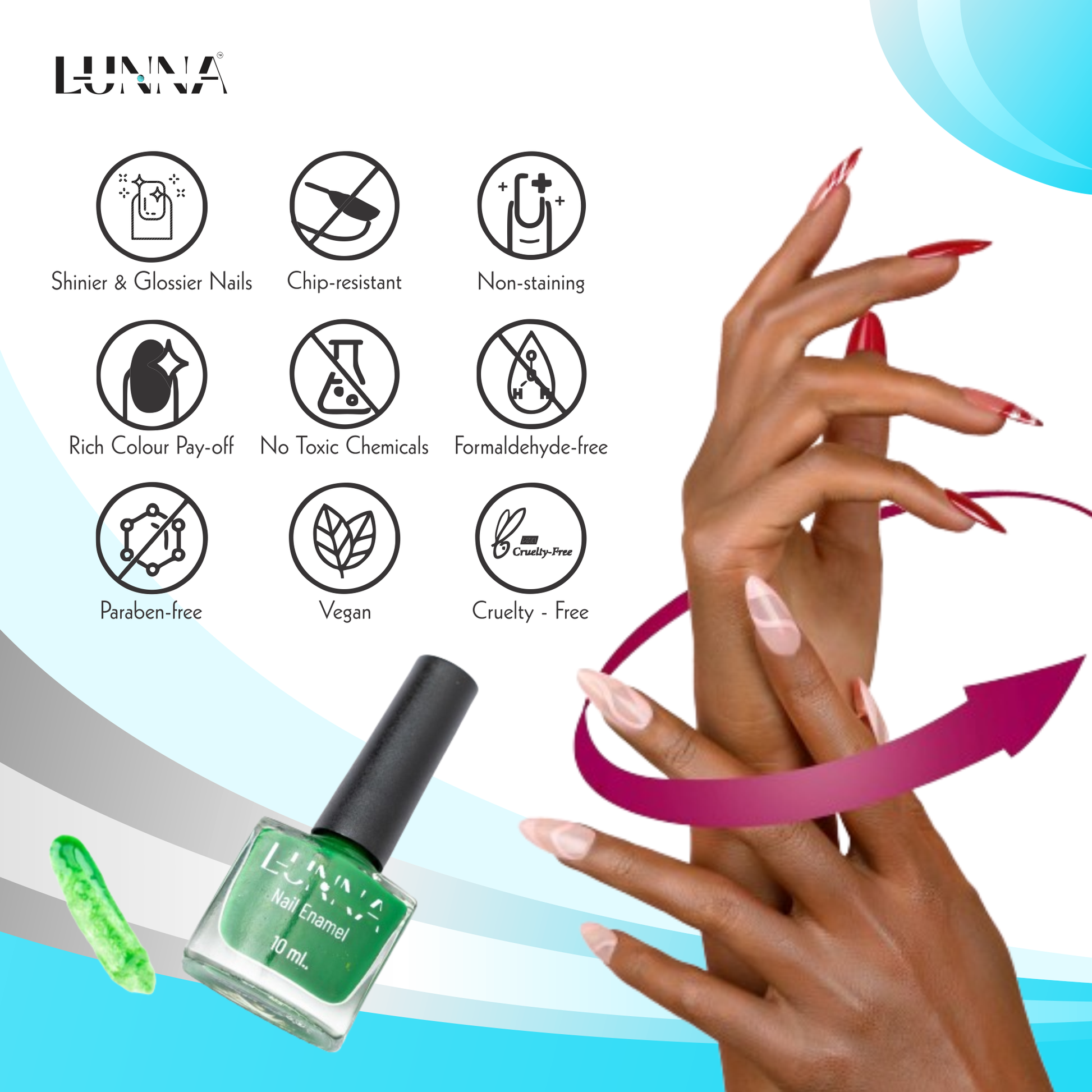 PERFECT GREEN NAIL ENAMEL