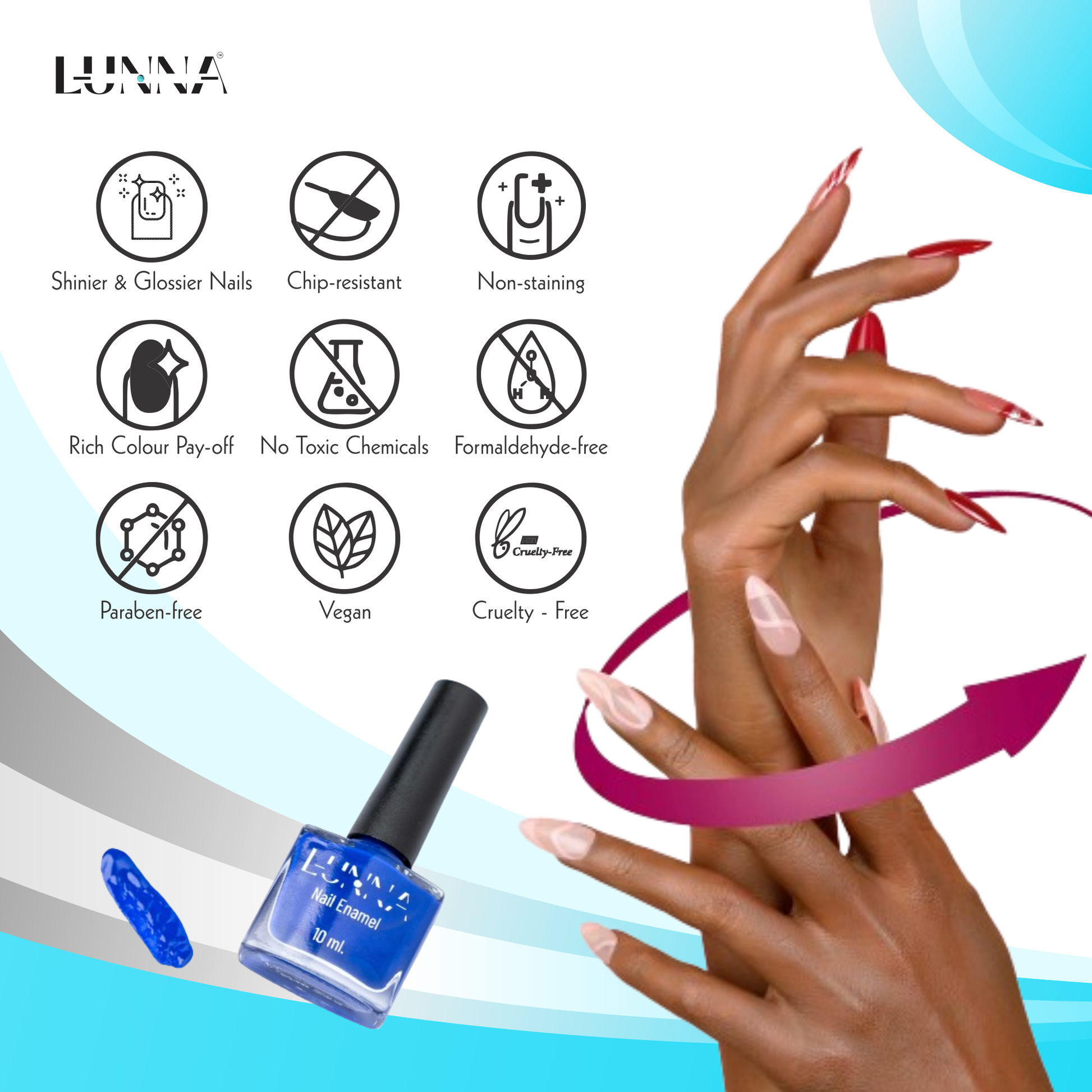 NEWYORK BLUE NAIL ENAMEL