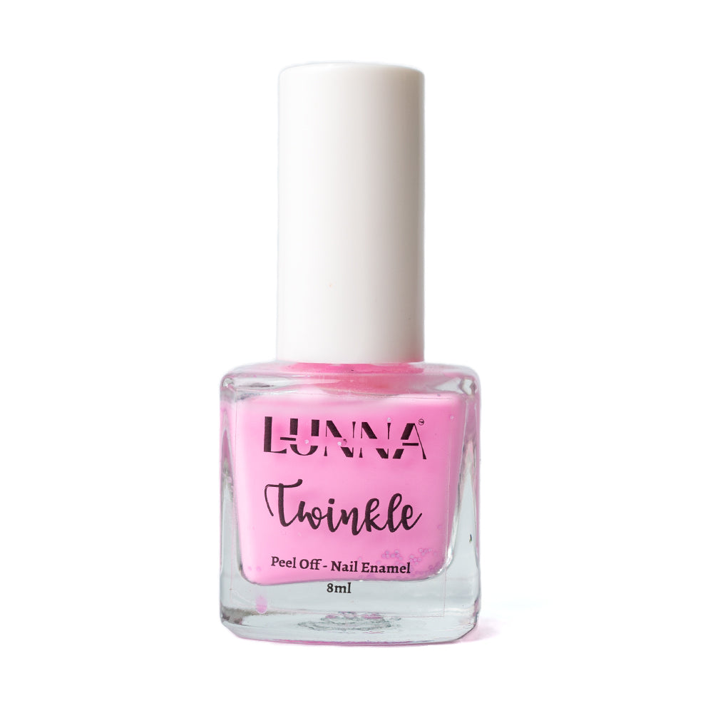 LUNNA TWINKLE -PEEL OFF NAIL ENAMEL-BABY PINK 3ML