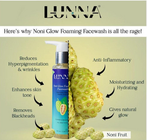 LUNNA NONI GLOW FOAMING FACEWASH-100ml